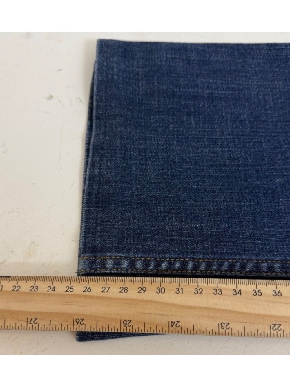 Harley Davidson Blue Denim Bootcut Stretch Jeans Womens Size Petite 2 - Picture 11 of 12